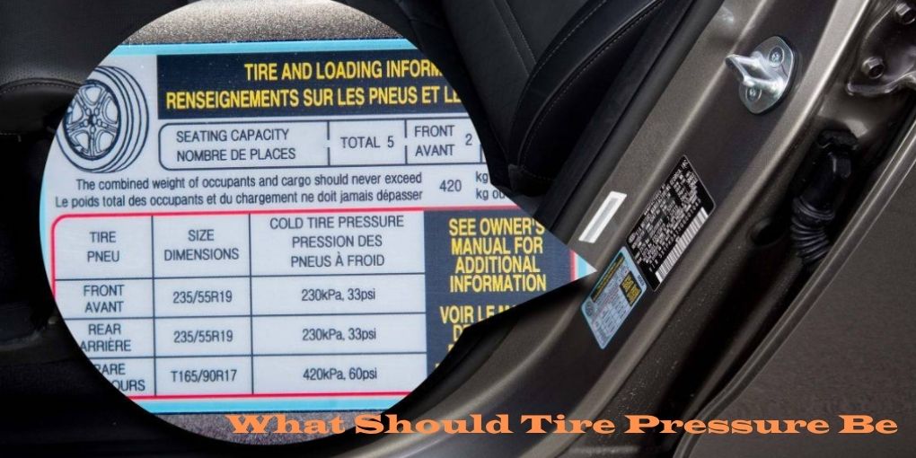 What Should Tire Presssure be